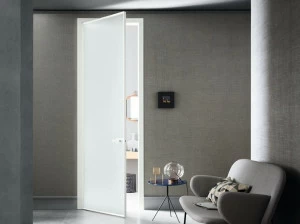 Lualdi Распашная дверь из алюминия в современном стиле со скрытыми петлями Architectural