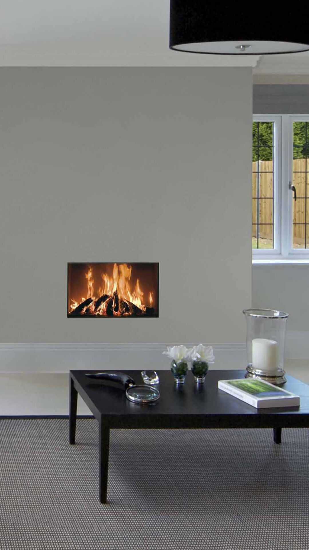 Встроенный дровяной камин на стене KALFIRE W85/40F ARCH-00034127 - Вид №3