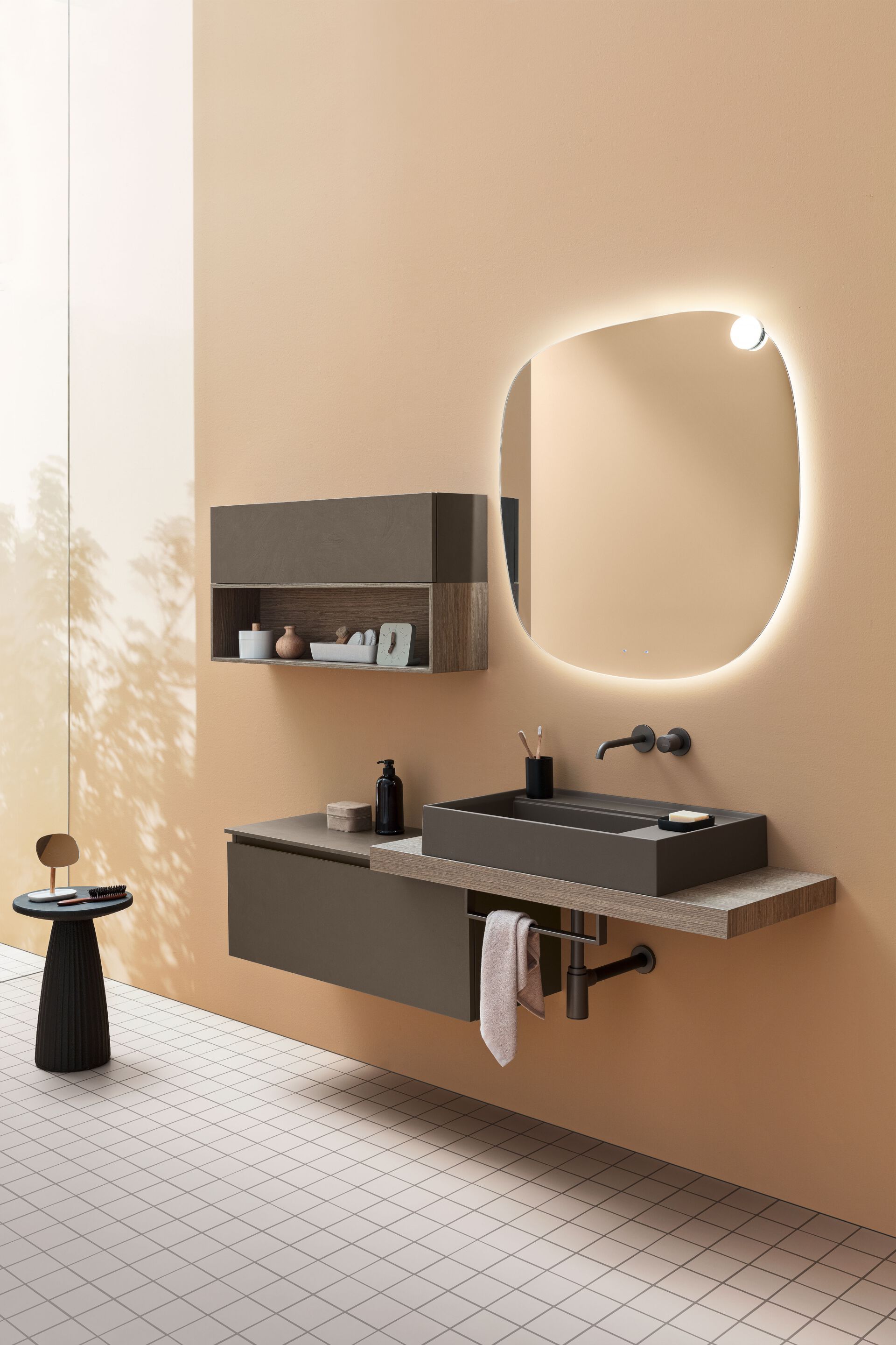 Термо текстурированный подвесной умывальник ARBLU Dress System ARCH-00023447 - Вид №1