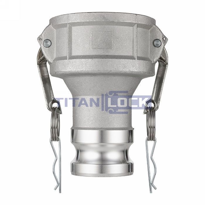 Камлок нержавеющий тип DА (переходник розетка 2" х ниппель 1 1/2"), TL2015DASS TITAN LOCK 