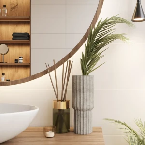 Плитка настенная Gracia Ceramica Monocolor 01 25x60 см 1.2 м² матовая цвет белый однотонный