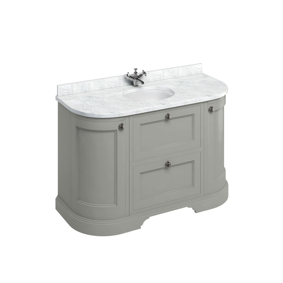 Тумба Burlington Curved 4 Door Vanity (134см