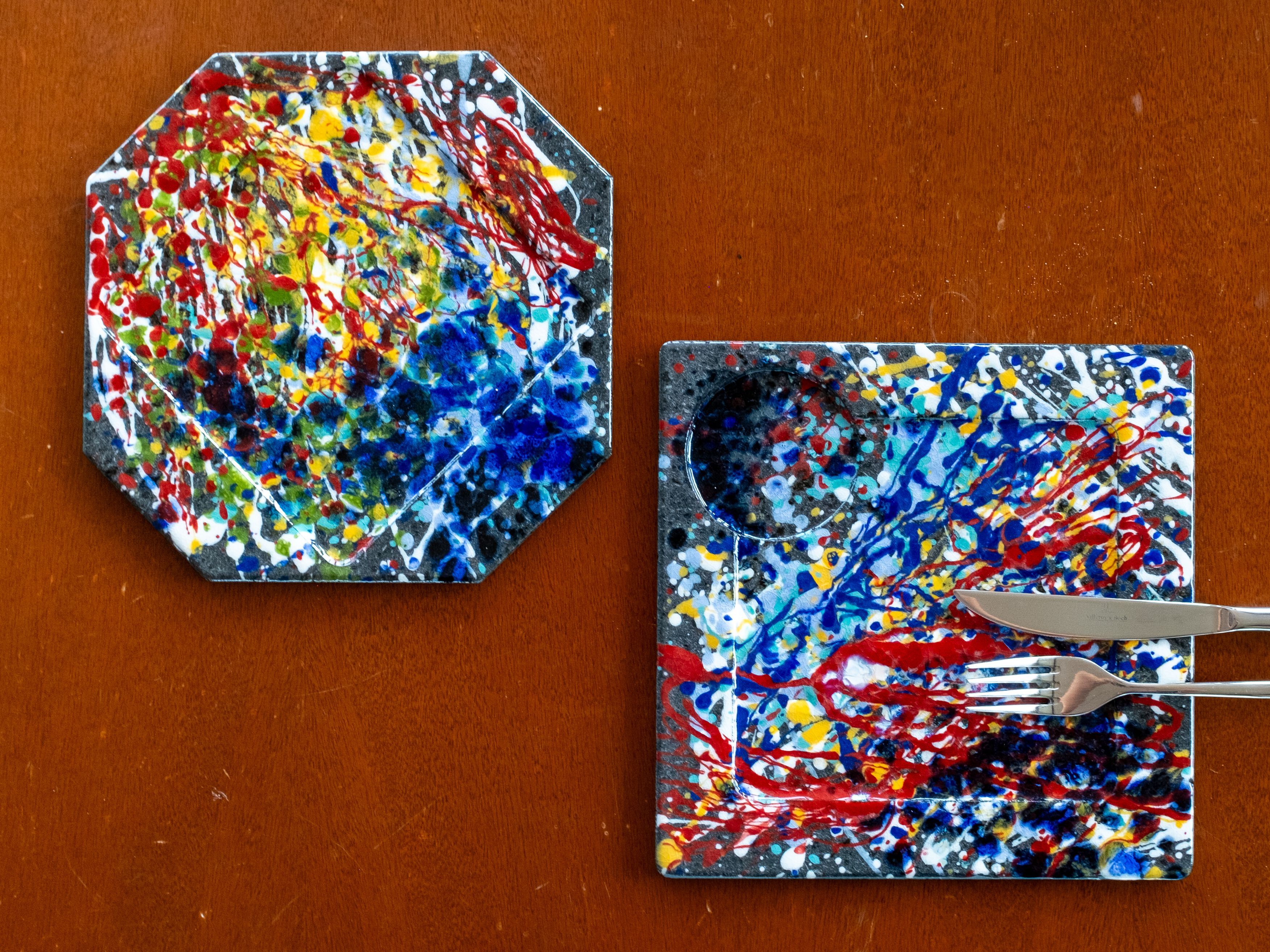 Блюдо из лавового камня Etnea Cuorelavico момент ARCH-00063763 - Вид №8