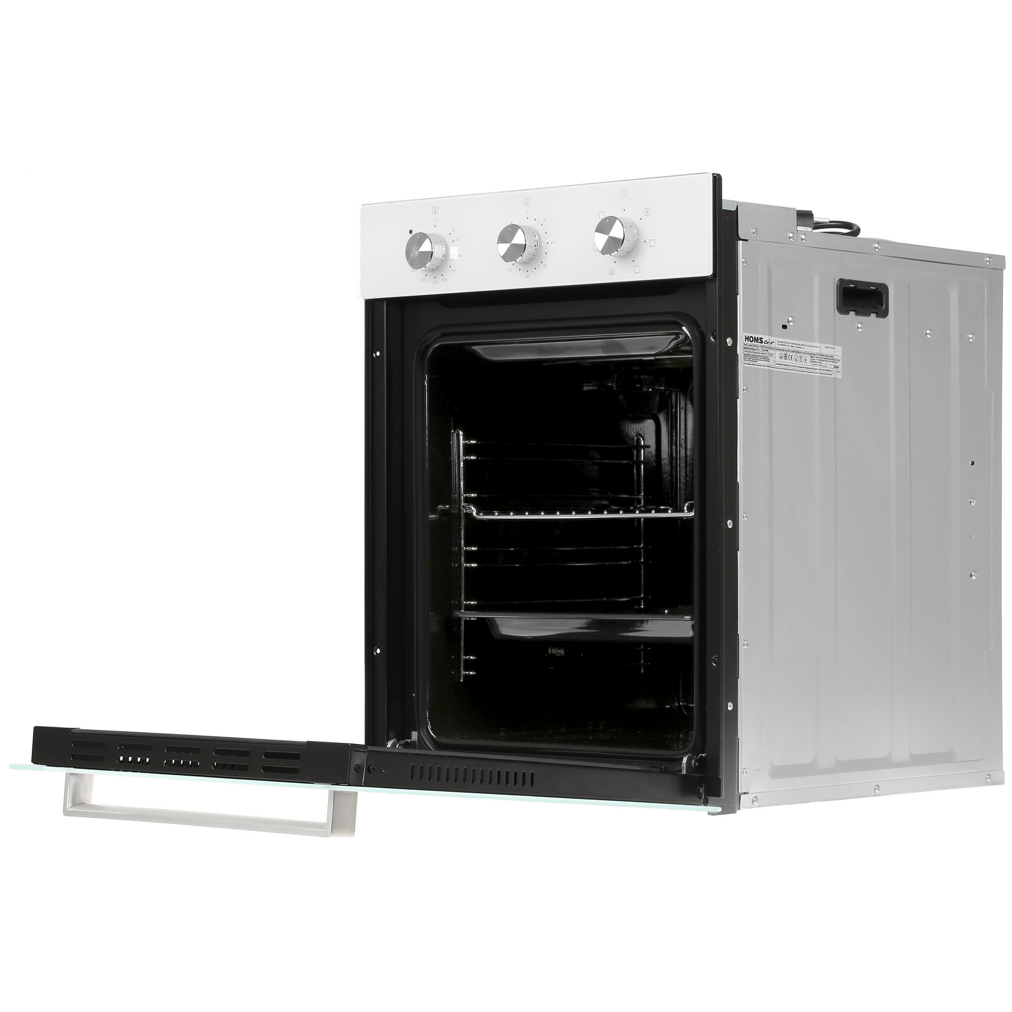 8160926 Электрический духовой шкаф HOMSair OEF451WH белый STDN-0017761 - Вид №4