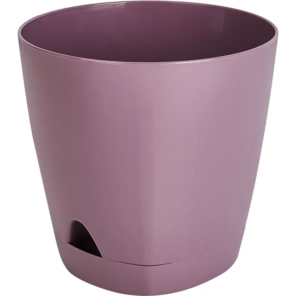 INGREEN Amsterdam - цветочный горшок с блюдцем в оттенке Морозная слива 84315832 STLM-0048387
