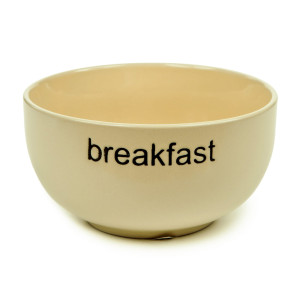Тарелка breakfast керамика цвет бежевый FOODATLAS