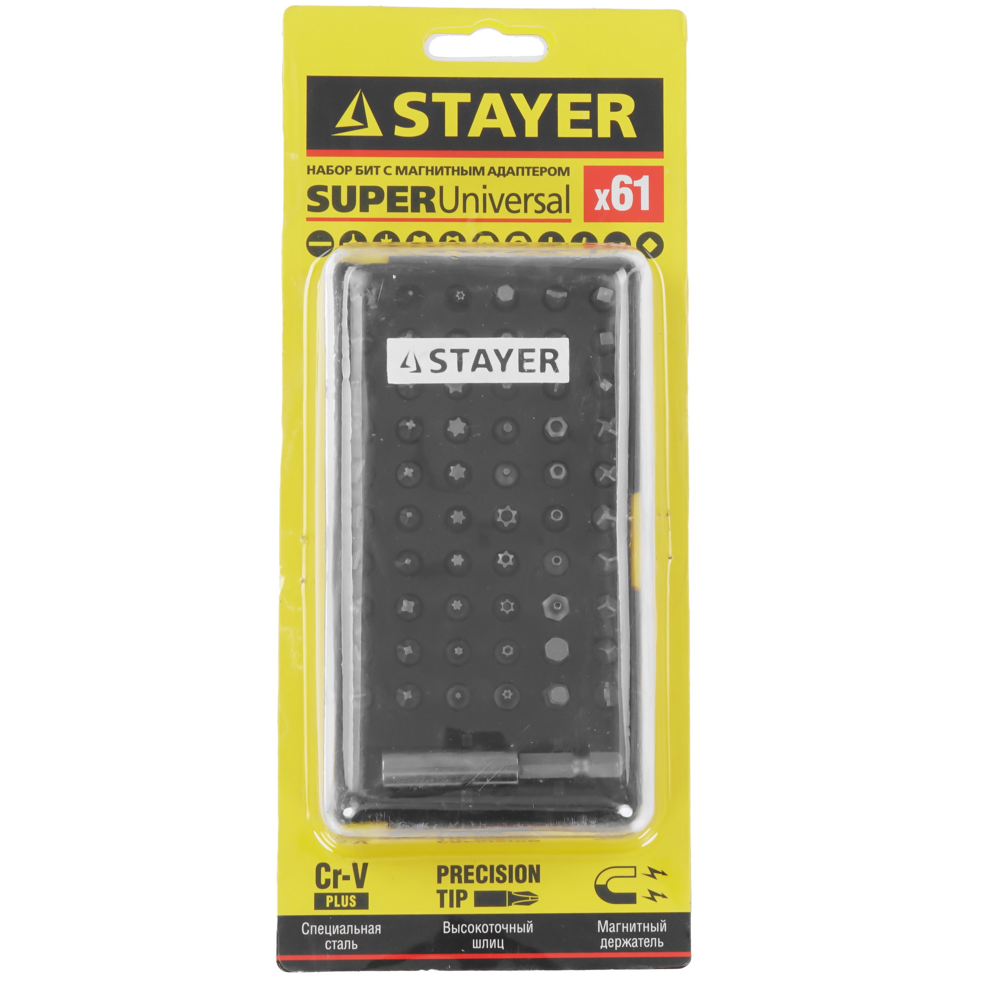 Набор бит Stayer 26084-H61 8168136 STDN-0050471