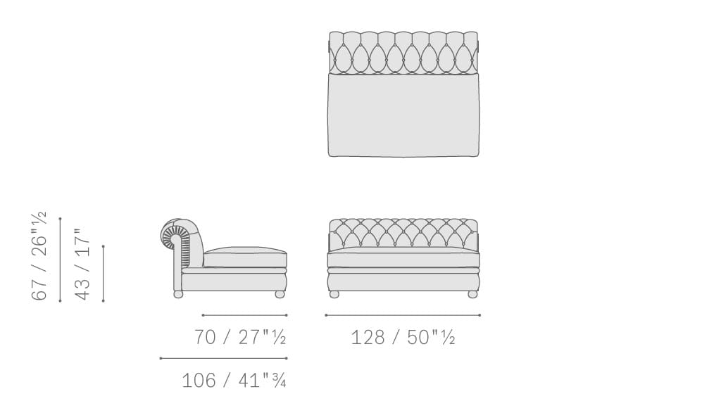Модульный кожаный диван capitonné Poltrona Frau коллекция - диваны и кресла ARCH-00059740 - Вид №13
