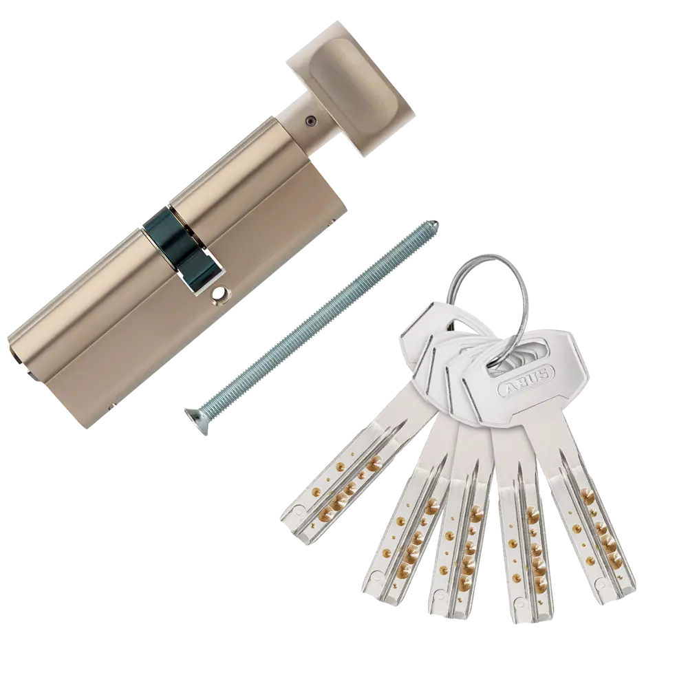 Цилиндр замка ABUS D12 NIS с защитой от взлома, ключ-вертушка 82732455 D 12 STLM-0034937 - Вид №1