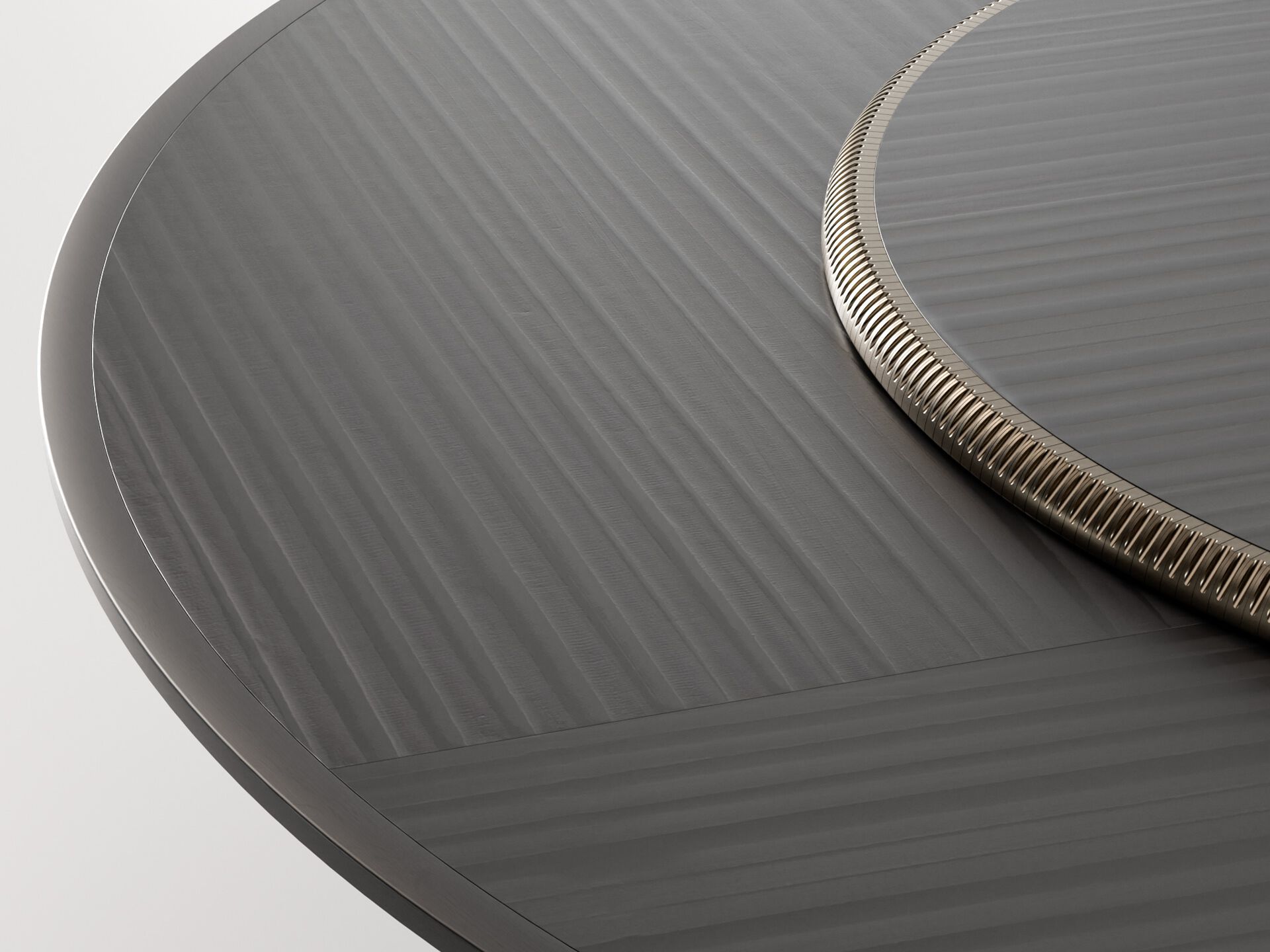 Круглый обеденный стол с Lazy Susan Lorenzo Tondelli MANTA TABLE KŌAN ARCH-00118599 - Вид №1