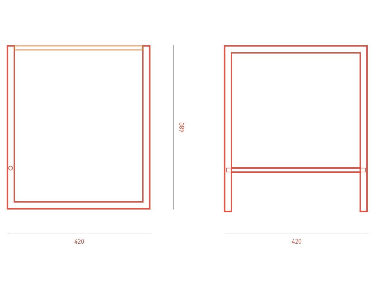 Металлический низкий стул с подставкой для ног Giacopini Жан ARCH-00113032 - Вид №4
