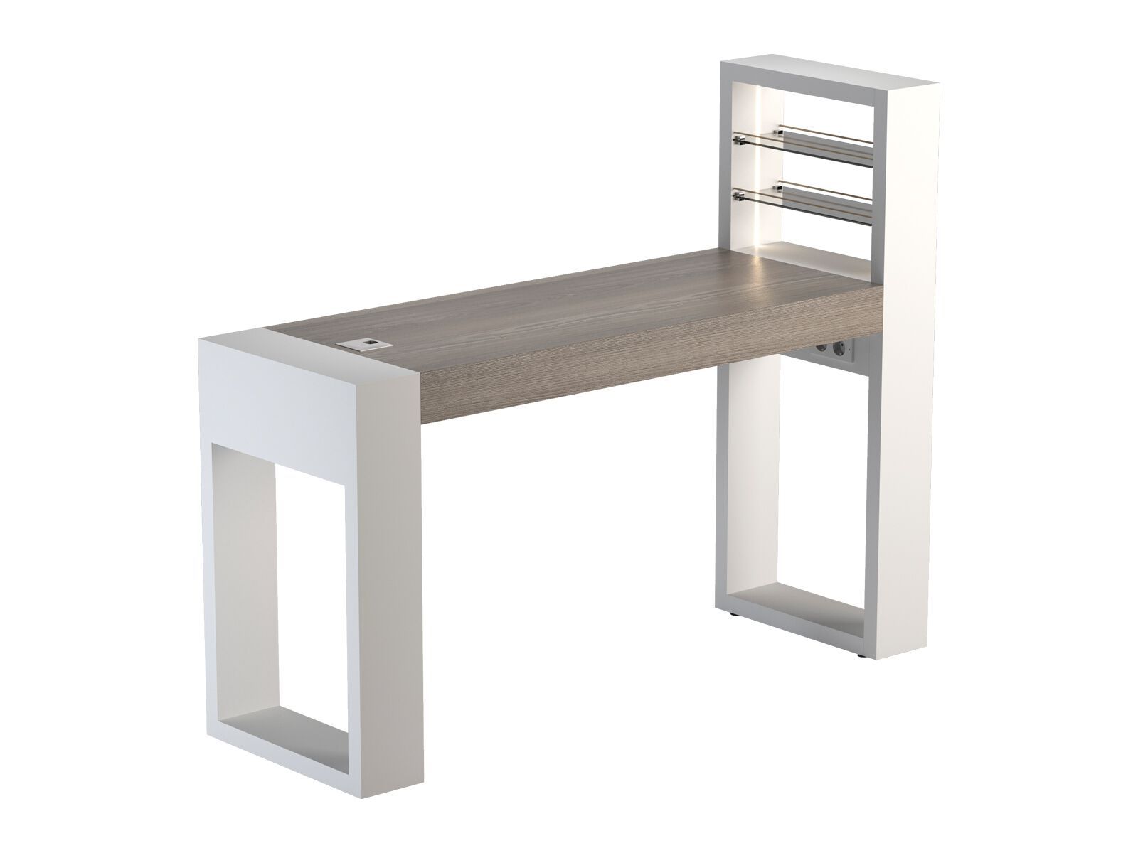 Ламинированная парикмахерская рабочая станция Gamma & Bross гамма-магазин ARCH-00023707