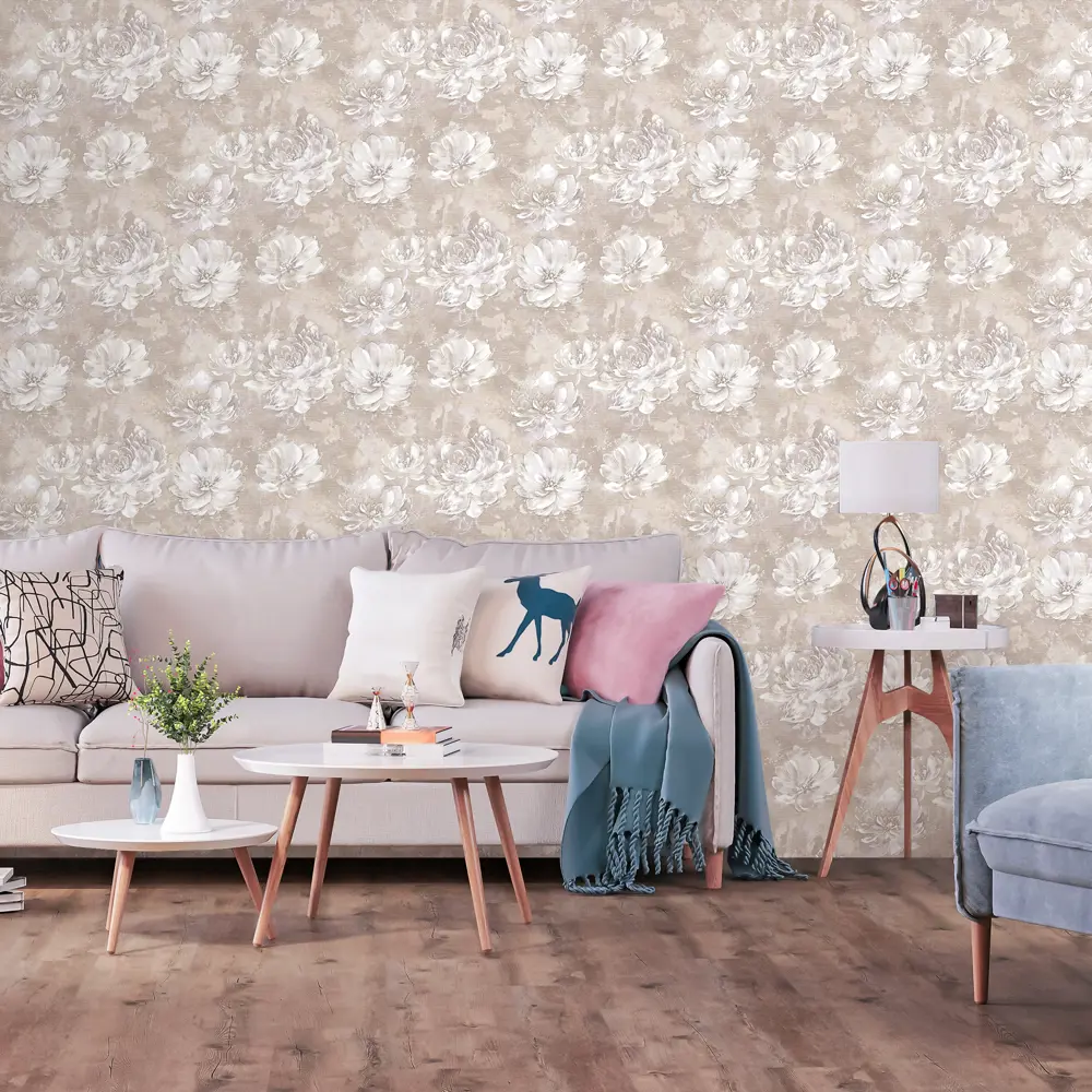 Обои флизелиновые Ateliero Prosecco фиолетовые 1.06 м 989012 STLM-2121612 - Вид №2