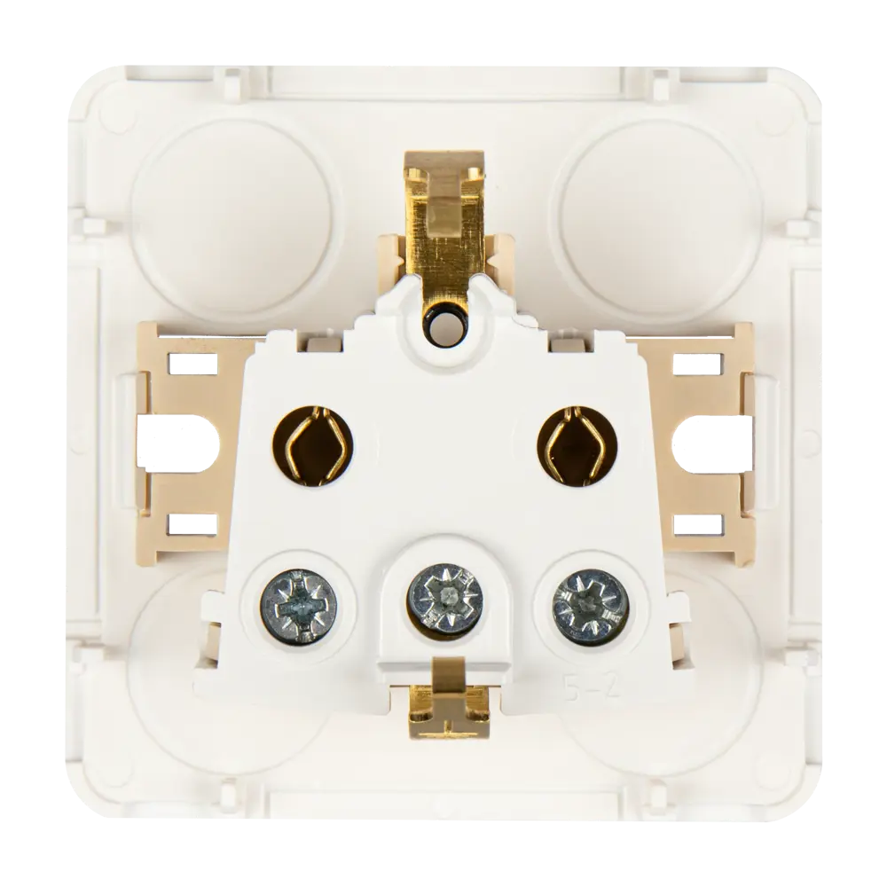 Розетка SYSTEME ELECTRIC Этюд с защитными шторками, кремовая 11401950 STLM-0001237 - Вид №4