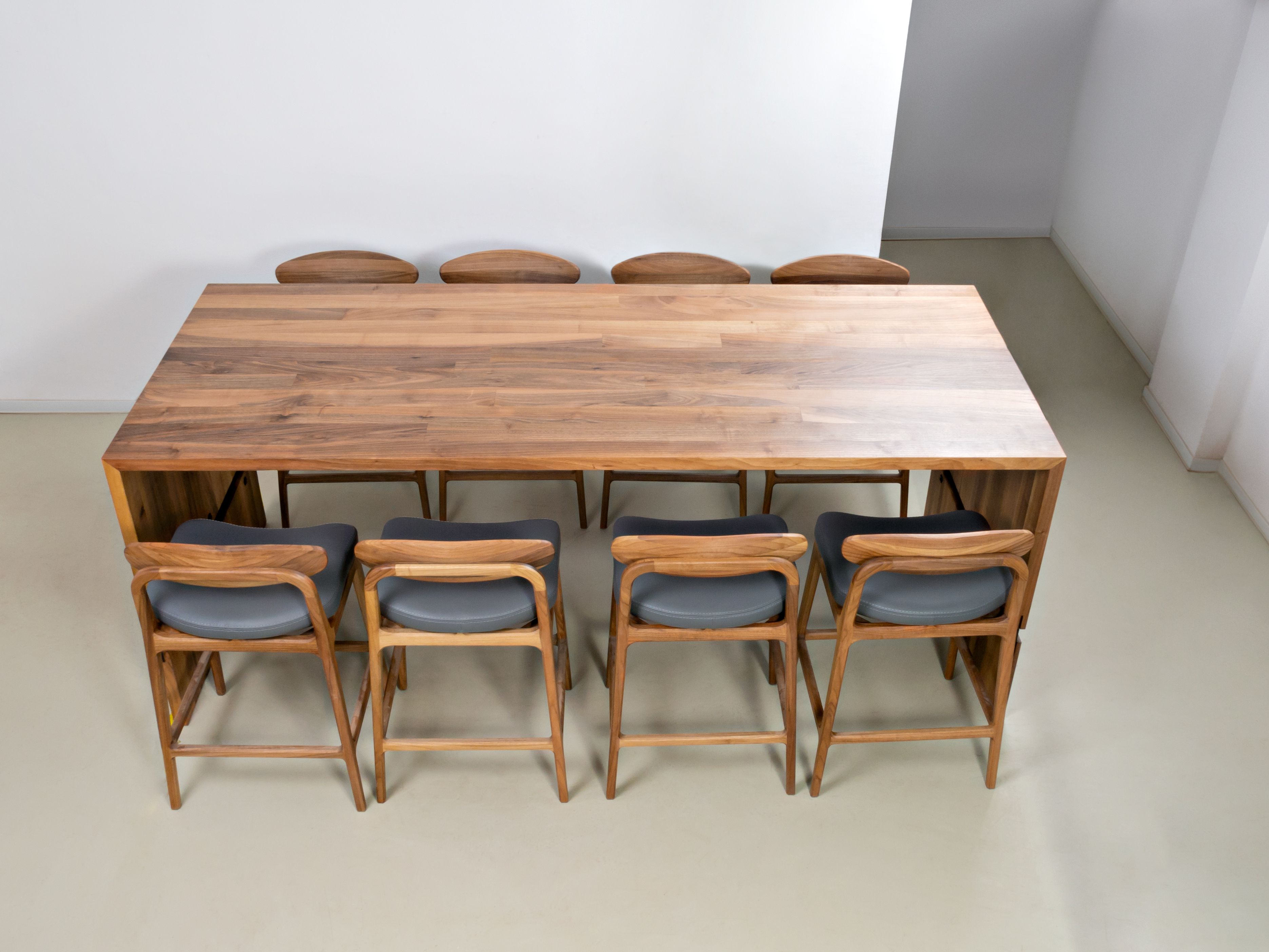 Высокий прямоугольный стол из массива дерева для контракта HOOKL und STOOL CLOVER ARCH-00136619 - Вид №6