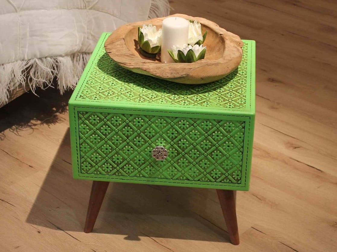 Деревянный квадратный журнальный столик с отсеком для хранения Arvestyle OTTAVIO ARCH-00127487 - Вид №1