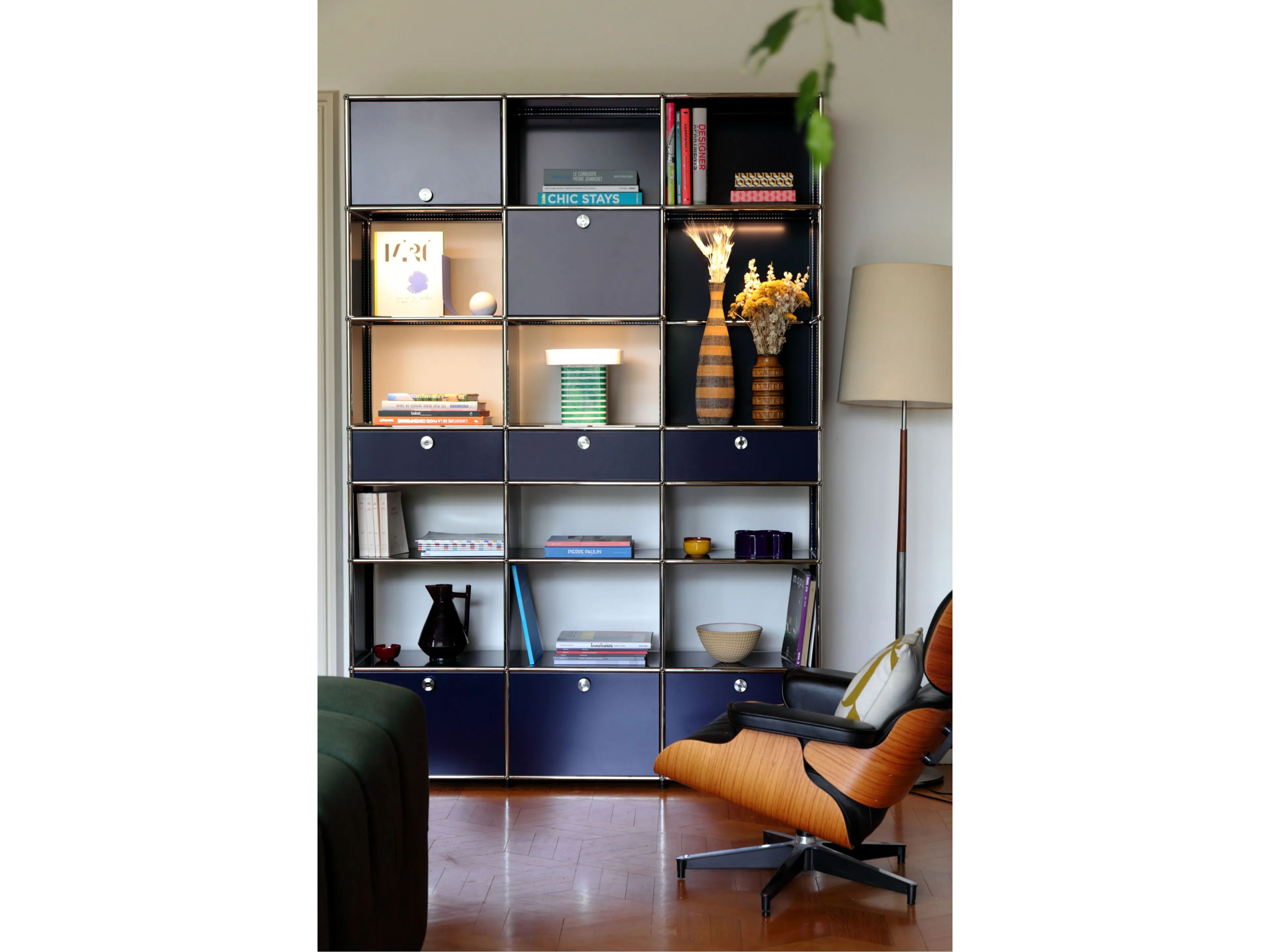 Модульная полка с освещением USM USM Haller E ARCH-00137296 - Вид №6