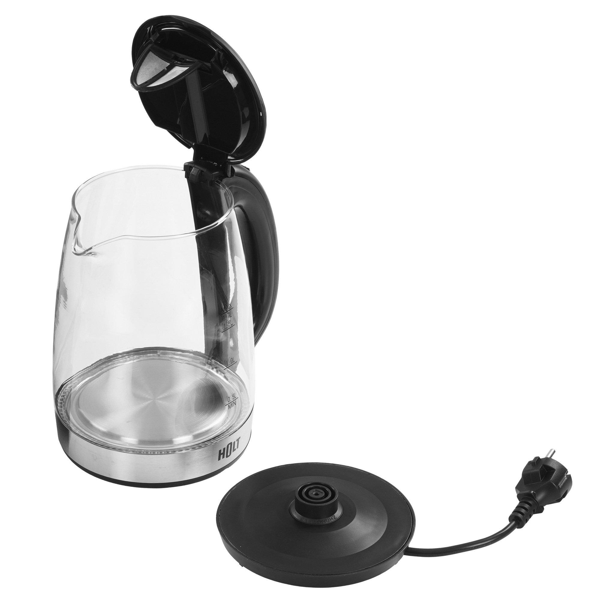 9283437 Электрочайник Holt HT-KT-009 серебристый STDN-0020845 - Вид №4