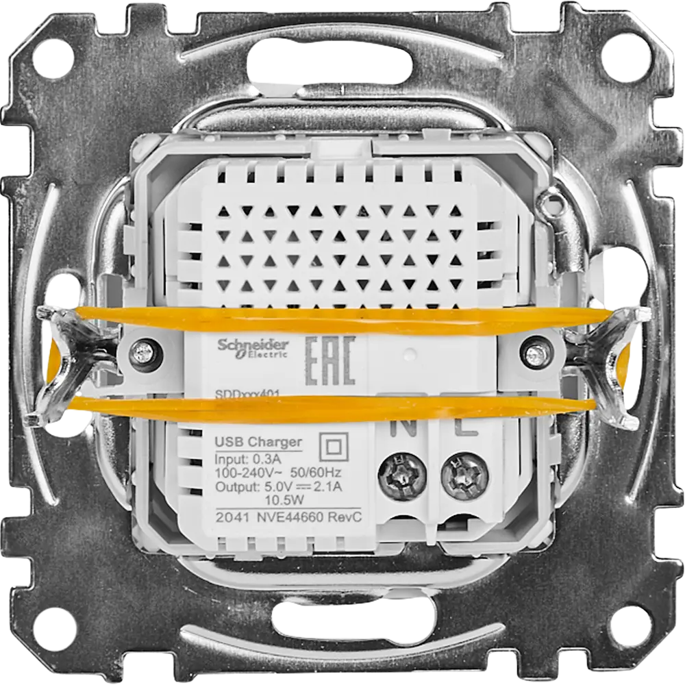 Розетка USB встраиваемая Systeme Electric Sedna, цвет алюминий STLM-2094467 - Вид №3
