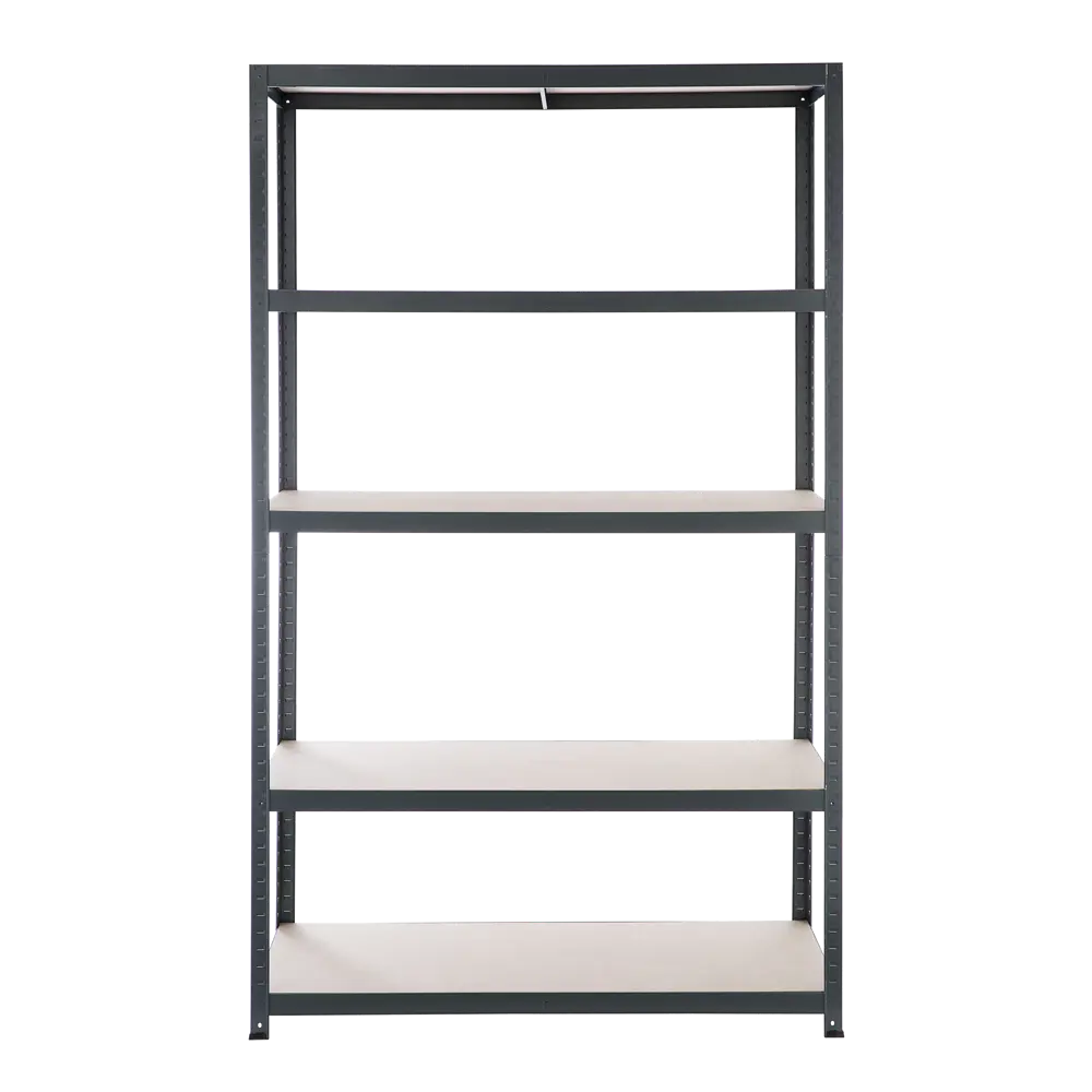 Стеллаж металлический Spaceo 120x196x50 см, 5 полок, цвет серый STLM-2148941 - Вид №9
