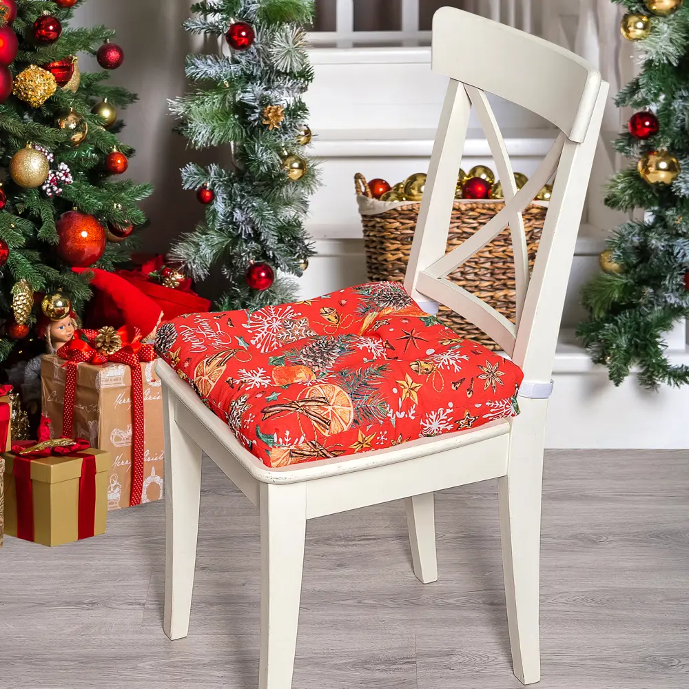 Сидушка Altali Пунш 40x40 см цвет красный STLM-2077761 - Вид №7