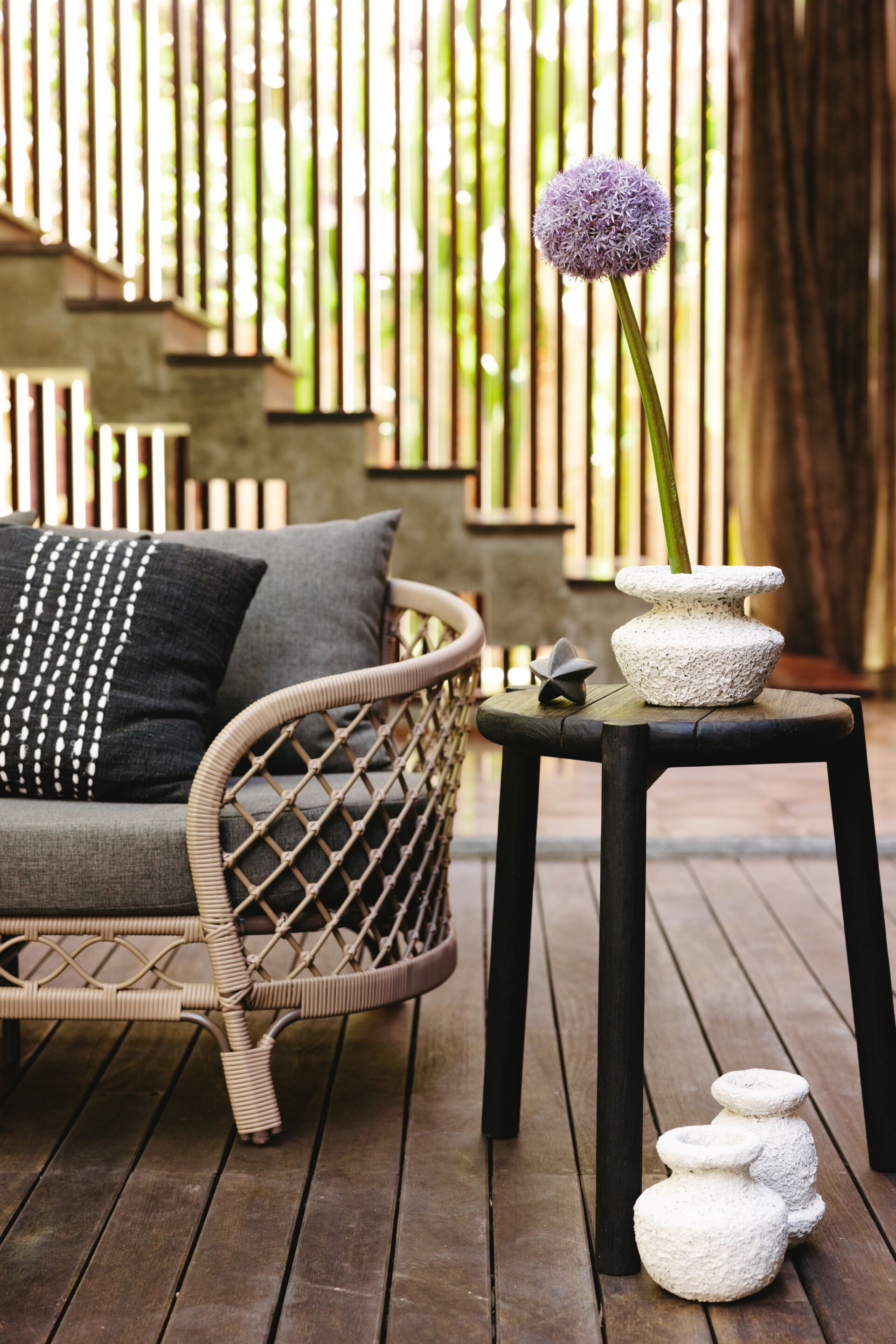 Высокий садовый стол из тикового дерева cbdesign Lem ARCH-00138080 - Вид №14