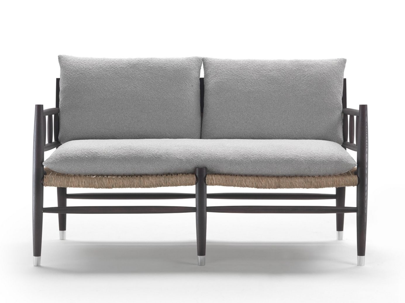 Диван из массива дерева и речной соломы Flexform ли ARCH-00148820