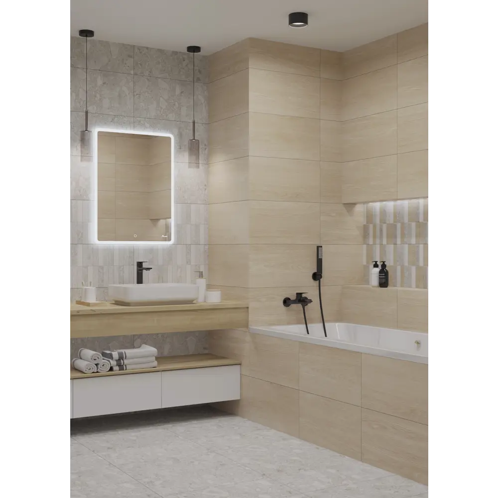 Декор настенный LB Ceramics Спектр 30x60.3 см керамогранит матовый цвет разноцветный STLM-2104275 - Вид №6