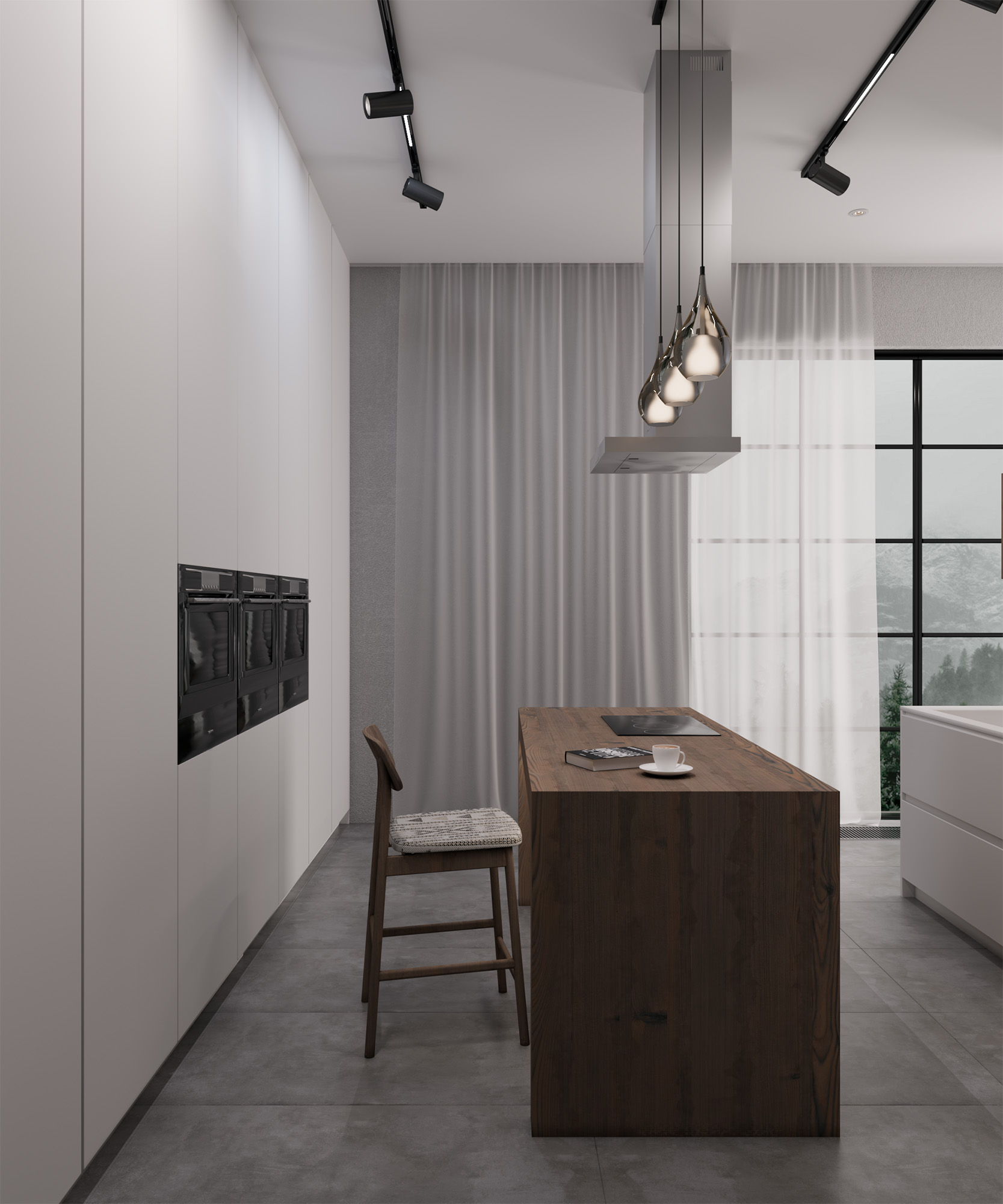Керамогранит CEMENTUM GRIS 60х120 Arcadia Ceramica RT7001-A STLM-1334921 89383786 - Вид №1