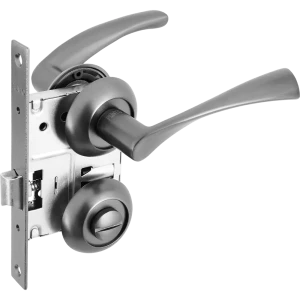 Дверные ручки Punto Crona с запиранием комплект цвет графит