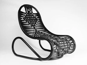 OLTREFORMA Консольное кресло из окрашенного металла и кожи  P002