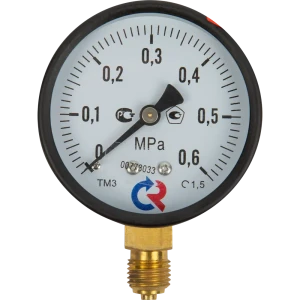 Манометр радиальный Росма 6 бар 1/4" 63 мм кт 1.5