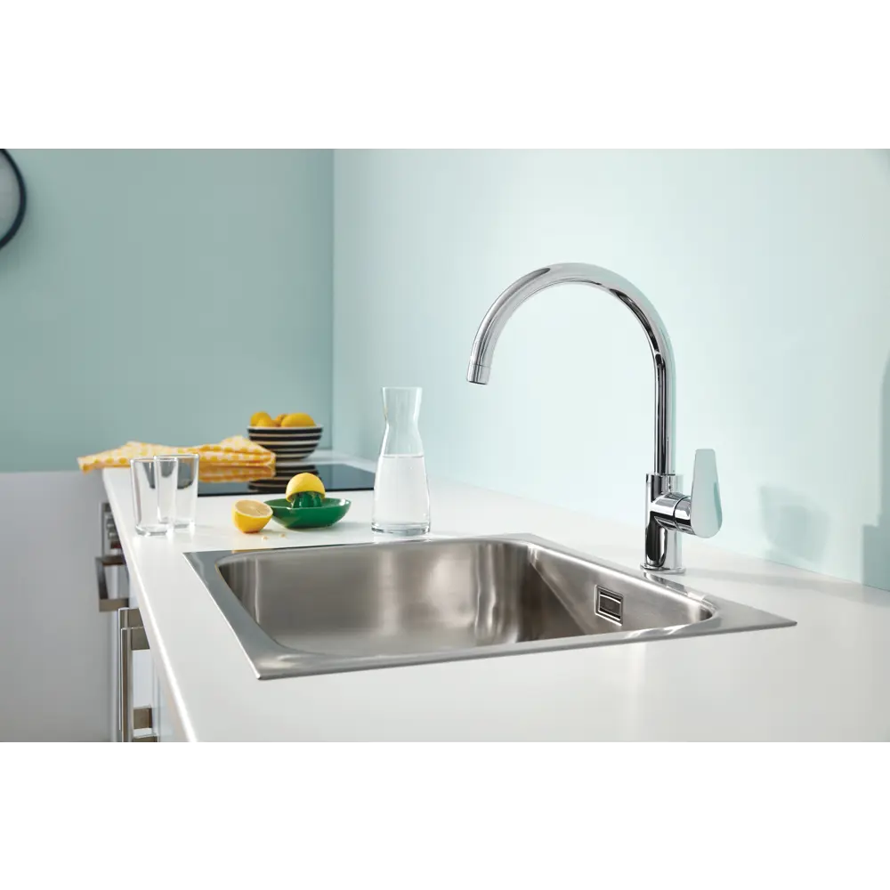 Смеситель кухонный Grohe Start Edge Loop высота 33.2 см цвет хром STLM-2148120 - Вид №2