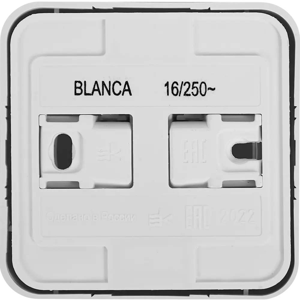 Розетка накладная Schneider Electric Blanca Компакт 16 А с заземлением цвет белый SYSTEME ELECTRIC STLM-2076628 - Вид №3
