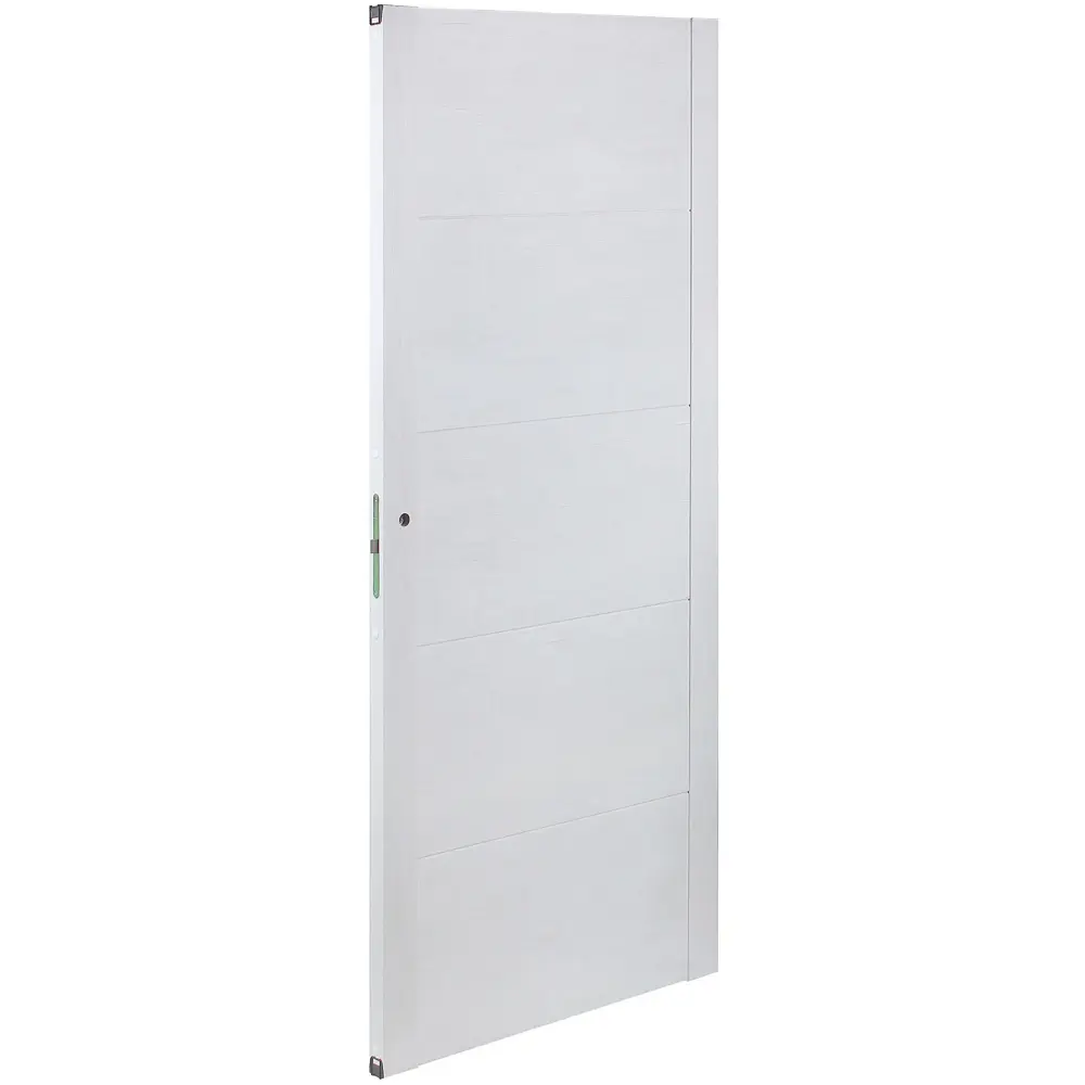 Дверь межкомнатная глухая Техно 90x200 см цвет серый дуб VERDA STLM-2065097 - Вид №1