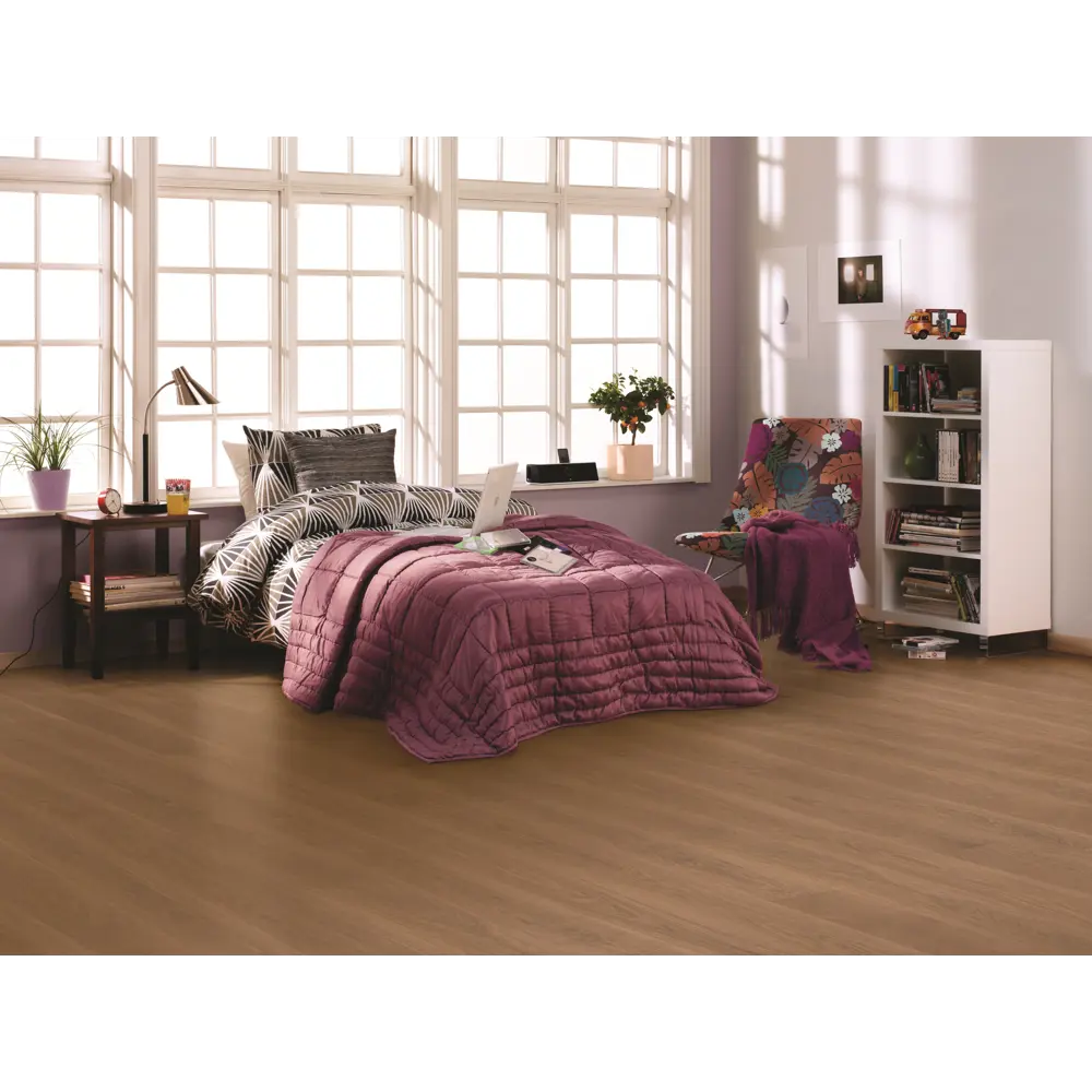 Паркетная доска трёхполосная Ingenio «Колд Браун», дуб, 31 класс, толщина 13 мм, 1.307 м² STLM-2118324 - Вид №5