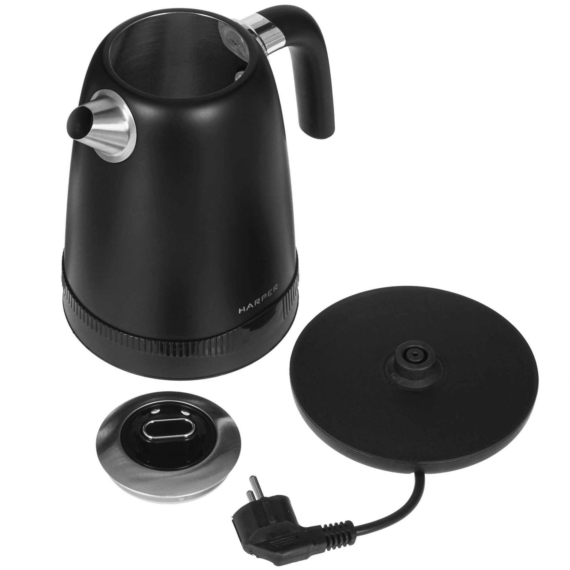 9955689 Электрочайник HARPER HWK-MD05 черный STDN-0021942 - Вид №3