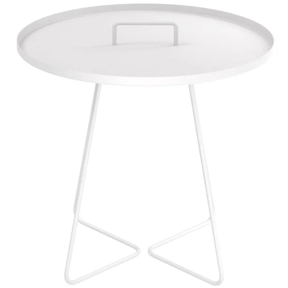 Sheffilton Круглый кофейный столик 45 см в белом цвете 89009919 STLM-1085358 - Вид №2