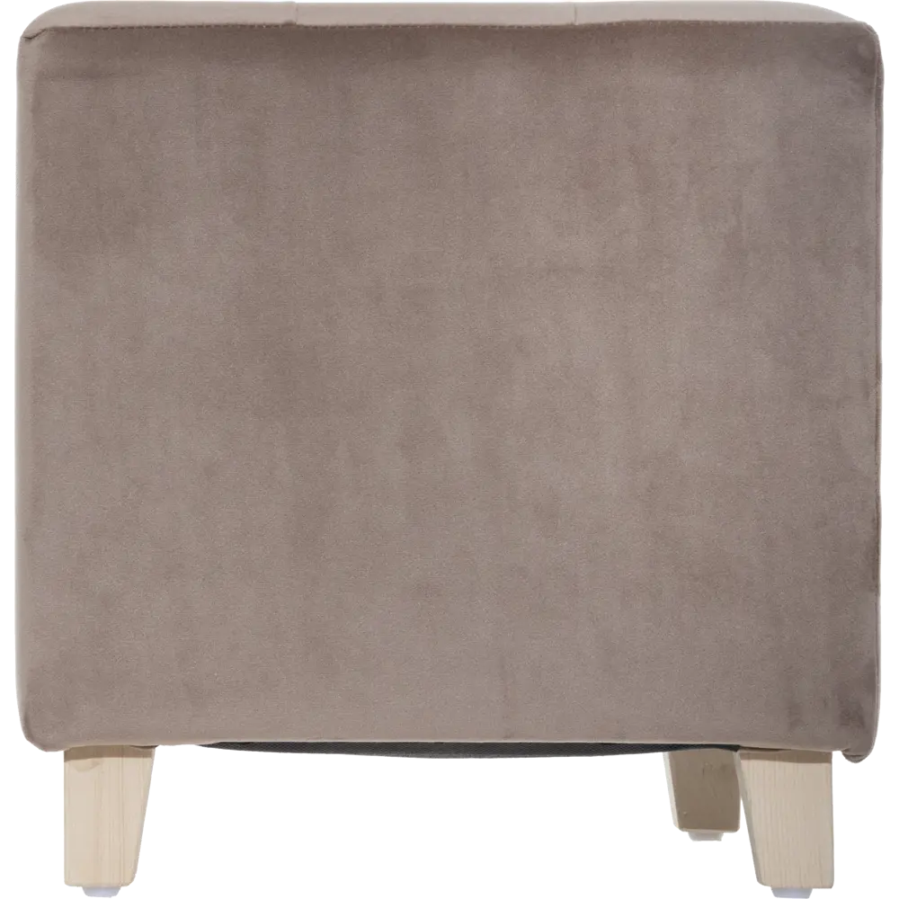 Табурет Atmosphera 35x35 см с обивкой цвет коричневый STLM-2151758 - Вид №1