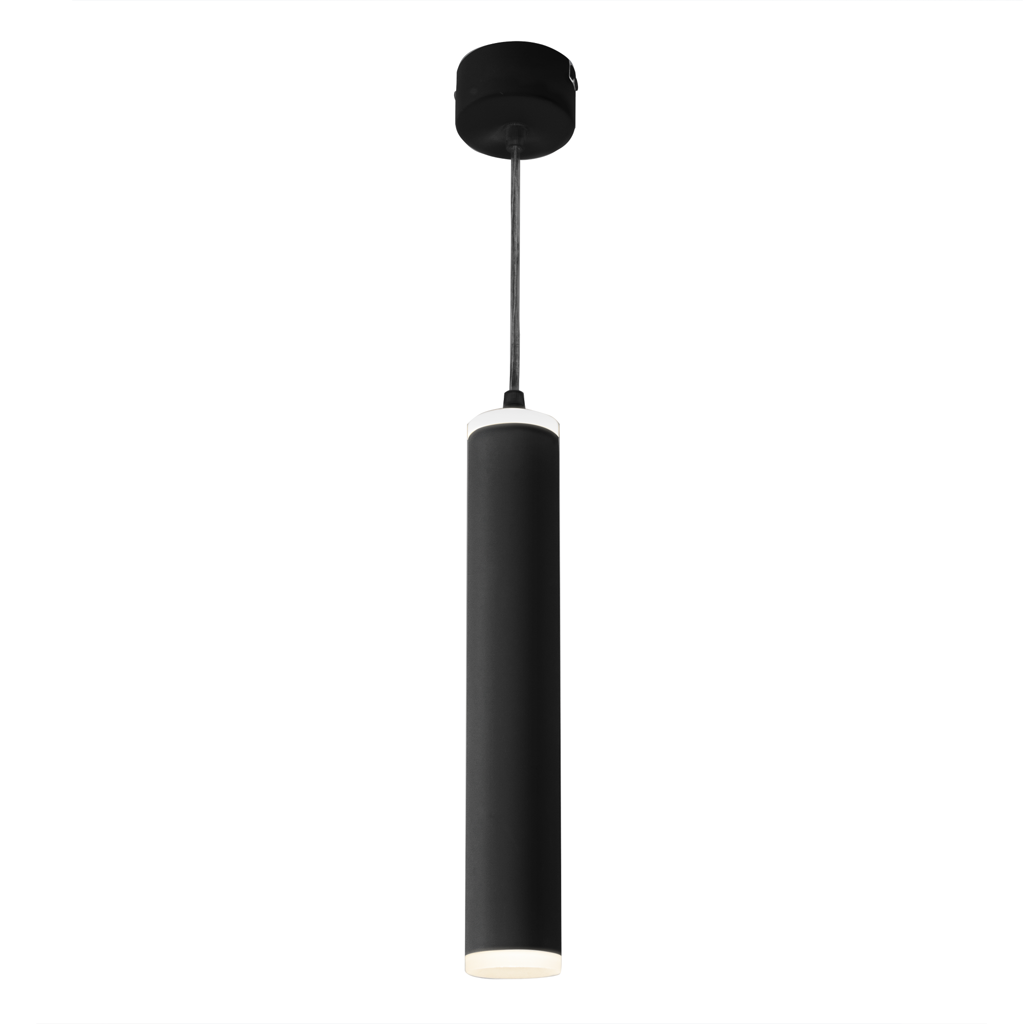 82771237 Светильник подвесной светодиодный DLR035 4 м² нейтральный белый свет цвет чёрный матовый STLM-0035815 ELEKTROSTANDARD