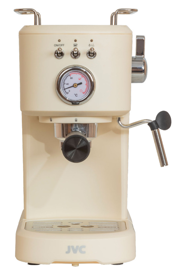 9052696 Кофеварка рожковая JVC JK-CF32 бежевый STDN-0040449 - Вид №2