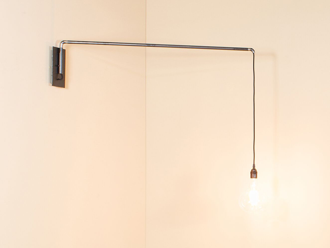 Регулируемая железная настенная лампа Renzo Serafini CANNA DA PESCA ARCH-00152443