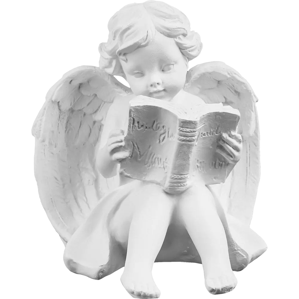 Статуэтка Ангел белый керамика 15.5x15x15.5 см микс Atmosphera STLM-2003156 - Вид №4