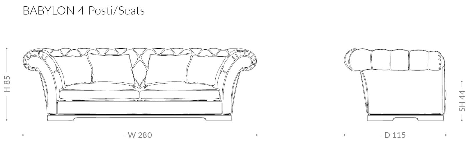 Кожаный диван BRUNO ZAMPA BABYLON ARCH-00111074 - Вид №6