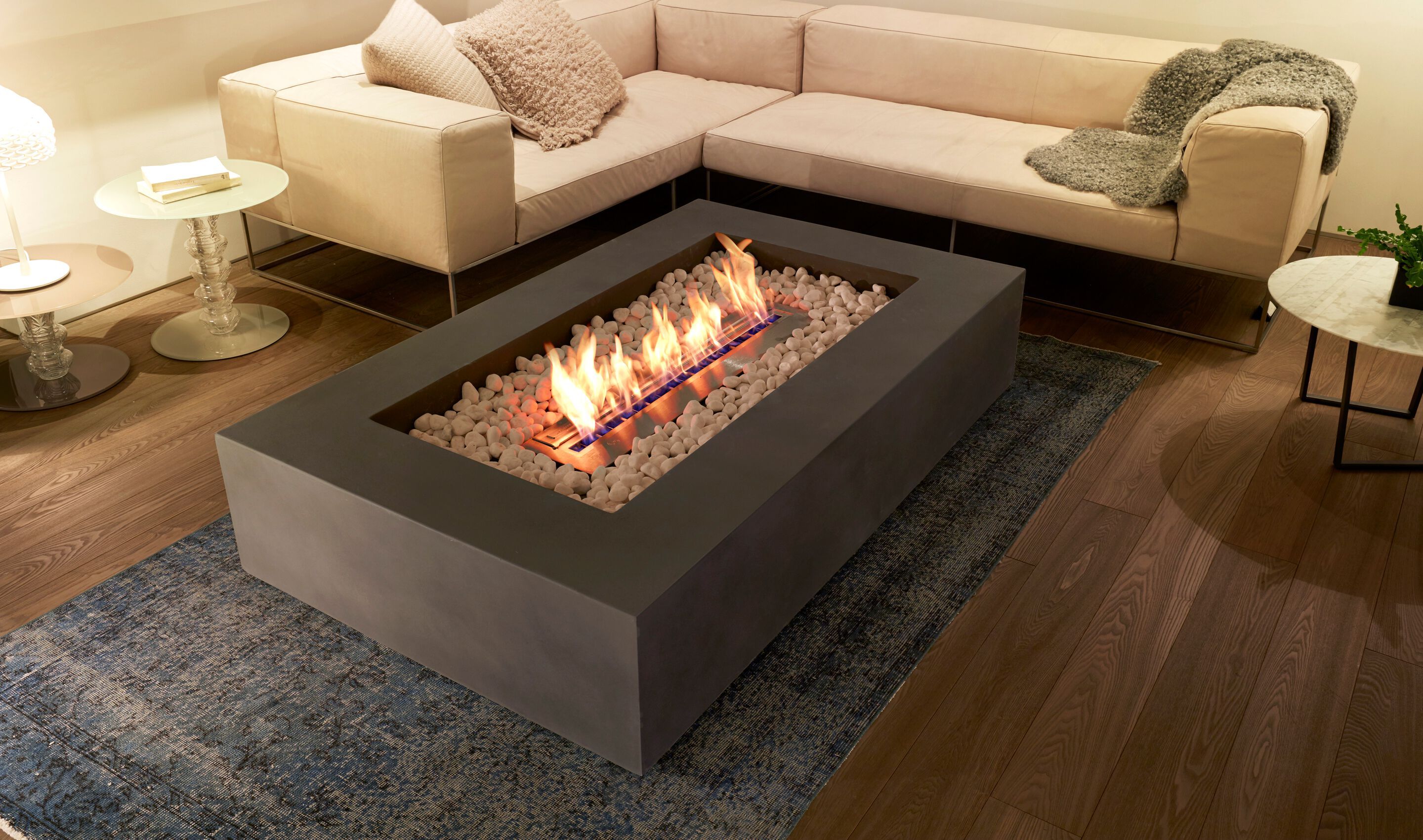 Отдельно стоящий камин на биоэтаноле или газе EcoSmart Fire Fire Tables ARCH-00075667 - Вид №1