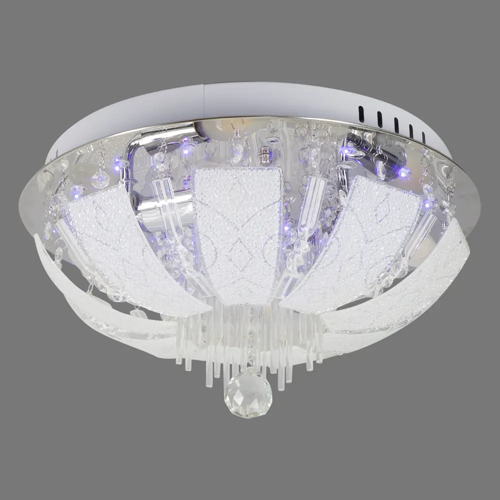 Люстра хрустальная подвесная Пари 4xE14x60 Вт, LED, металл/стекло, цвет хром WINK STLM-2074334 - Вид №9