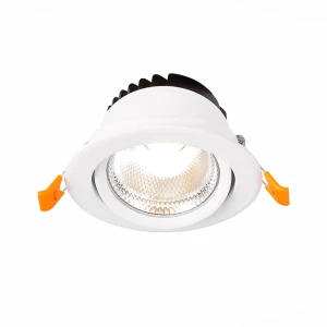 Светильник точечный светодиодный встраиваемый ALMA LIGHT ALD00158WH-4000K-LED.1x10W под отверстие 95 мм 3 м² нейтральный белый свет цвет белый