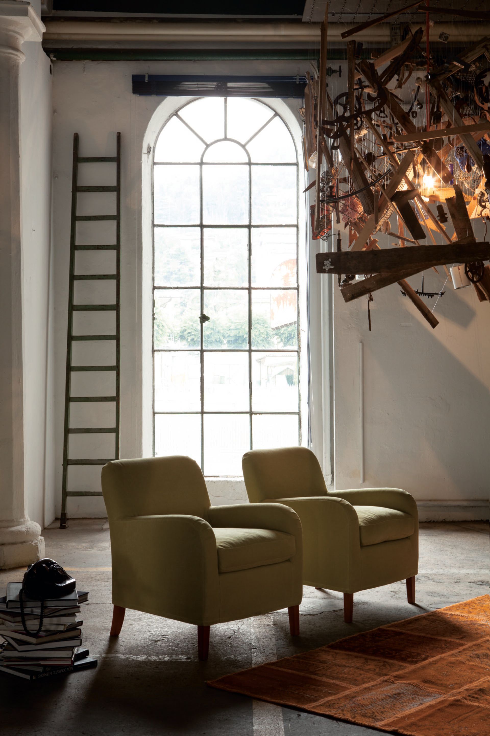 Съемное тканевое кресло с подлокотниками GRUPPO FOX день Фокса ARCH-00080786 - Вид №2