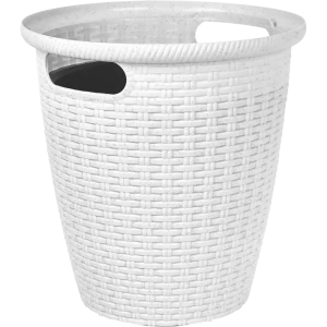 Кашпо для цветов Ingreen Rattan ø38 h37.8 см v30 л пластик мраморный