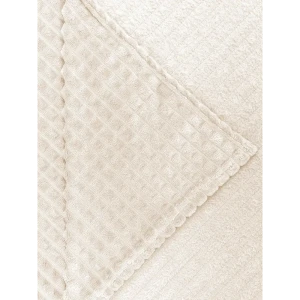 Плед Кубики 200x220 см фланель цвет шампань